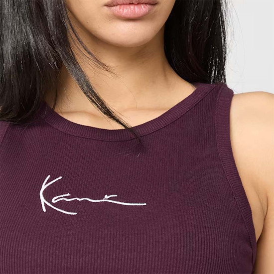 Karl Kani Γυναικεία αμάνικη μπλούζα Small Signature Essential Racer Rib Top